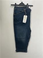 Fat Face Capri Sway Jeans Mid Blue Denim Blue NWTs. Uk 22 Short New With Tags - 22 Regular