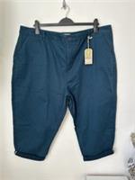 Fat Face Rye Chino Uk 24 S Trousers Womens Navy Blue Summer Casual Cotton - 24 Regular