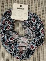 🌟Fat Face Womens Floral Multi Snood Neck Warmer, Blue Floral🌟