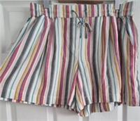 Fat Face Women Shorts UK 16 Striped Relaxed Fit EU 44 New - 16 Regular