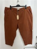 Fat Face Women's Aspen Tapered Chinos Uk 22 Short Rust Colour NWTs - 22 Regular