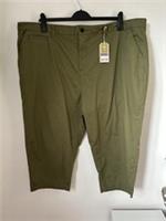 Fat Face Farnham Chino Crop Trousers Uk 24 Regular Khaki Green Chinos NWTs - 24 Regular