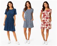 FatFace Ladies 100% Cotton Pocket Dress Short Sleeve Casual Summer RRP &pound;49.99 - 10 Regular