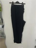 Fat face womens Uk 22 Navy Blue Linen Blend Trousers NWTs - 22 Regular