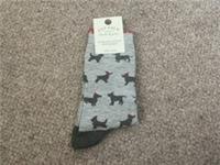 BNWT FATFACE CHRISTMAS DOGS SOCKS SIZE 4-7