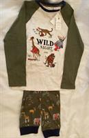 Fat Face Wild Animals Pyjama Set New Khaki Age 11-12 Years
