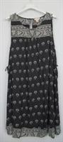 Fat Face Ladies Alison Gem Dress Black Geo Print Summer sizes 8 - 10 - 10 Regular