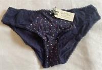 Fat Face Womens Star Print Mini Briefs Knickers Pants Navy New UK Size 16 - 16 Regular