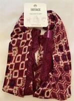 Fat Face Womens Patchwork Geo Hair Scarf - New - Purple