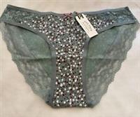 Fat Face Womens Willow Floral High Leg Knickers Green Haze New Size 12 - 14 - 16 - 16 Regular