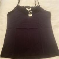 Fat Face Womens V Neck Lace Vest - Black - BNWOT - Size 12 - 12 Regular