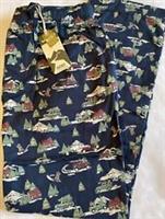 Fat Face Mens Jeep Print Pyjama Bottoms New Sizes M L XL Navy - XL Regular