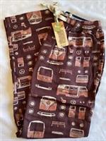Fat Face Mens VW Print Pyjama Bottoms New Sizes M L XL Red - L Regular