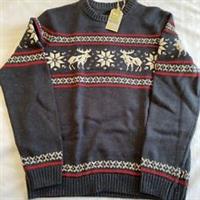 Fat Face Mens Moose Crew Jumper Size M New Navy - M Regular