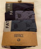 Fat Face 3 Pack Highland Cow Print Boxers Cotton Boxer Shorts New Size M - M Regular