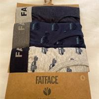 Fat Face 3 Pack Off Roader Print Boxers Cotton Boxer Shorts New Size S - S Regular