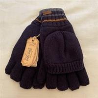 Fat Face Mens Overflap Gloves New One Size Navy - One Size Regular