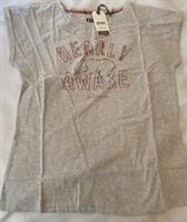 Fat Face Womens Bearly Awake Pyjama Top / T-Shirt Size 12 New Grey - 12 Regular