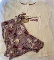 Fat Face Womens Jersey Sloth Pyjama Shorts Set Size 12 BNWOT - 12 Regular