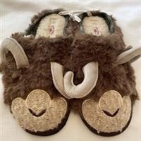 Fat Face Mens Ronnie Ram Mule Slippers Size M BNWOT Brown