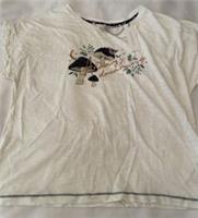 Fat Face Womens Always Dreaming Pyjama Top / T-Shirt Size 10 BNWOT Ivory - 10 Regular