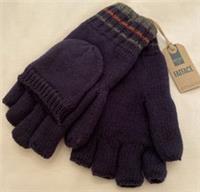 Fat Face Mens Overflap Gloves BNWOT One Size Navy - One Size Regular