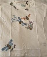 Fat Face Womens Betty Bee Pyjama Top / T-Shirt Size 12 New - 12 Regular