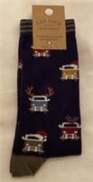 Fat Face Mens Socks Christmas Camper Van U.K. Size 6.5-9