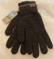 Fat Face Mens Lewis Touchscreen Gloves New One Size Charcoal - One Size Regular
