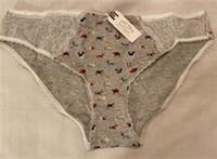 Fat Face Womens Dog Print Mini Brief Knickers Pants New UK Size 16 - 16 Regular
