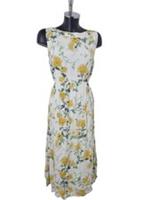 Fat Face Laurie Painted Meadow Midi Dress Floral Print UK 18 - 18 Regular
