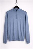 FAT FACE 1/4 ZIP WOOL Jumper - XL - Blue - Mew With Tags - Mens - XL Regular