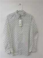 Women's Fat Face Olivia Diamond Dot Shirt Long Sleeve White Size 8 - 8 Regular