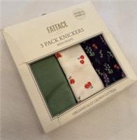Fat Face Womens 3 Pack Ditsy Floral Mini Shape Briefs Knickers Pants Size 16 - 16 Regular