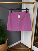 FatFace pinkish purple utility mini skirt woman size uk16 new with tag - 16 Regular