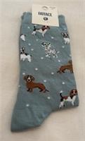 Fat Face Womens Dog Socks New - Size UK 4-7