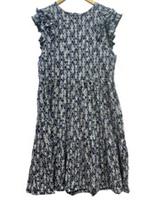 FatFace Laurie Geo Jersey Dress Navy UK 12 Long NWT Cotton Modal - 12 Regular