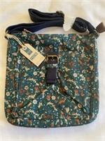 Fat Face Womens Woodland Print Canvas Crossbody Bag New - ONE Regular