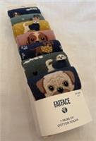Fat Face Womens 7 Pack Dog Socks New Size UK 4-7
