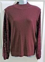 Fatface Paige top lace 2-in-1 burgundy various sizes NWOT RRP &pound;59 - 10 Regular
