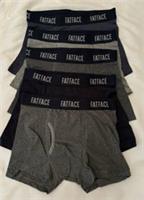 Fat Face Mens Boxers / Boxer Shorts Set Of 5 New Size S - Stripe / Plain - S Regular