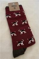 Fat Face Mens Dog Socks New U.K. Size 9.5-11 - 9-11 Regular