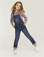 Fat Face Girls Mid Wash Denim Dungarees Size 10 -11 Years New With Tags