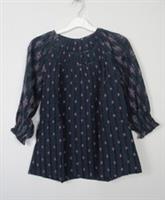 Fat Face Womens Blue Tamer Ink Ditsy Cotton Tunic Blouse top 6 - 24 RRP £49.50 - 14 Regular