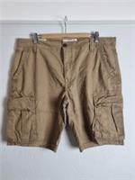 Mens Fatface Bude Cargo Shorts, Sand Stone Colour, Waist 38, BNWT - 38 Regular