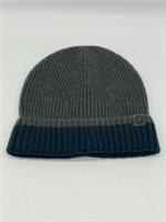Fat Face Beanie Cap Rib Hat Winter Grey Navy Blue New Without Tags One Size