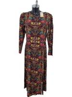 Fat Face Haldon Art Floral Midi Dress UK 14R Multicoloured Viscose - 14R Regular