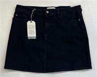 Fat Face Black Hope Denim Short Skirt Size 14 BNWT RRP £39.50 - 14 Regular