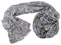 FAT FACE Floral Womens Lovely Lightweight Soft Festive Floral Chambray Scarf