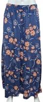 FAT FACE Womens Lovely Rue Sunset Floral Tiered Maxi Blue Skirt UK M MRRP &pound;45 - M Regular